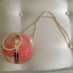 Cage Sphere Clutch Bag